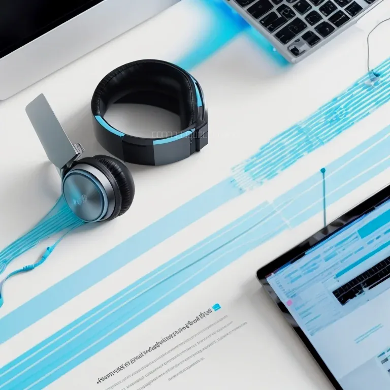 AI-driven sound design illustration